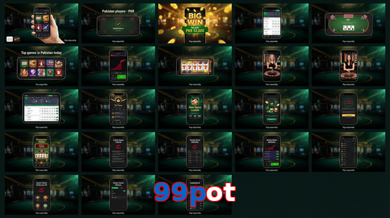 Main screen of 99Pot bet page for PK players